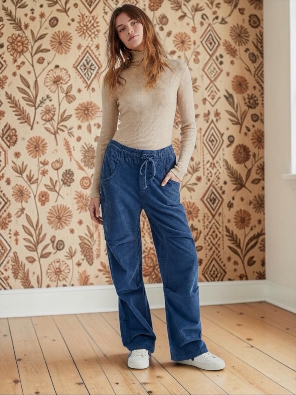 Free People We The Free Women’s Modern Love Pull On Cord Jeans Size Small